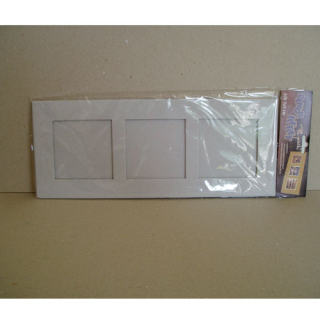 Trojrámeček karton 9x9cm